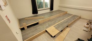 Installation du plancher flottant